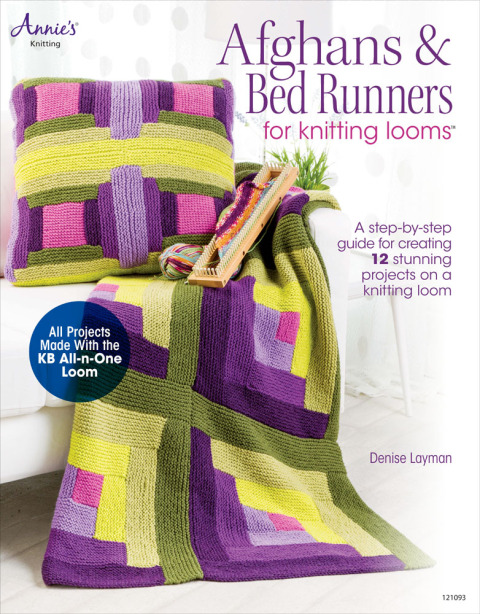 Cover image for book Afghans &amp; Bed Runners for Knitting Looms