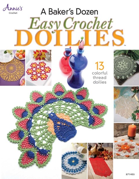 Cover image for book A Baker's Dozen Easy Crochet Doilies