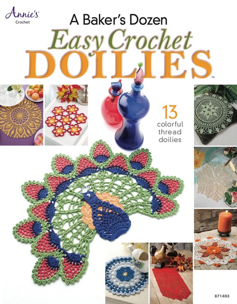 Cover image for book A Baker's Dozen Easy Crochet Doilies