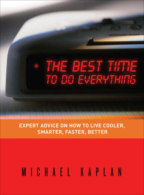 Cover image for book The Best Time to do Everything