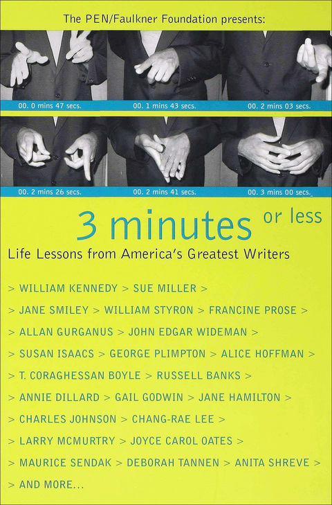 Cover image for book 3 Minutes or Less