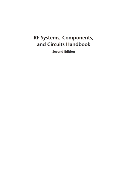 Cover image for book RF Systems, Components, and Circuits Handbook
