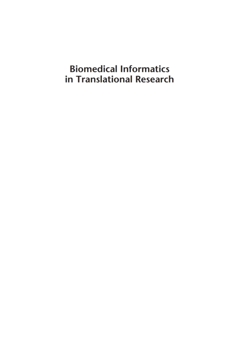 Cover image for book Biomedical Informatics in Translational Research