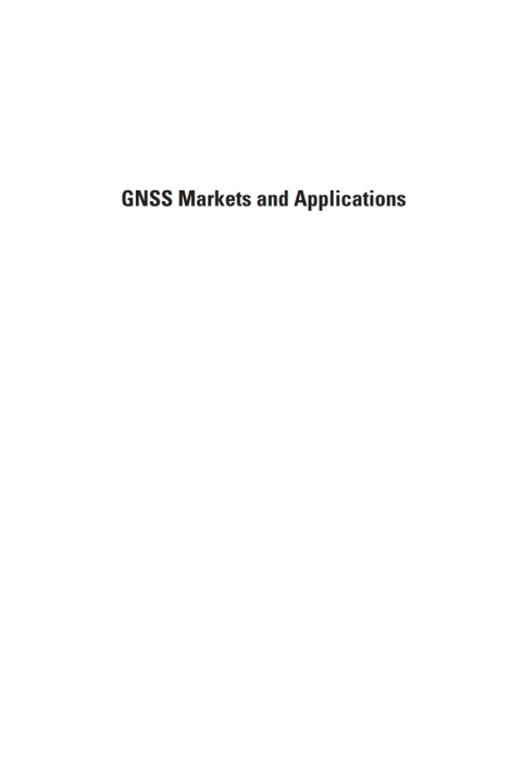 Cover image for book GNSS Markets and Applications