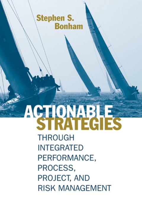 Cover image for book Actionable Strategies Through Integrated Performance, Process, Project, and Risk Management