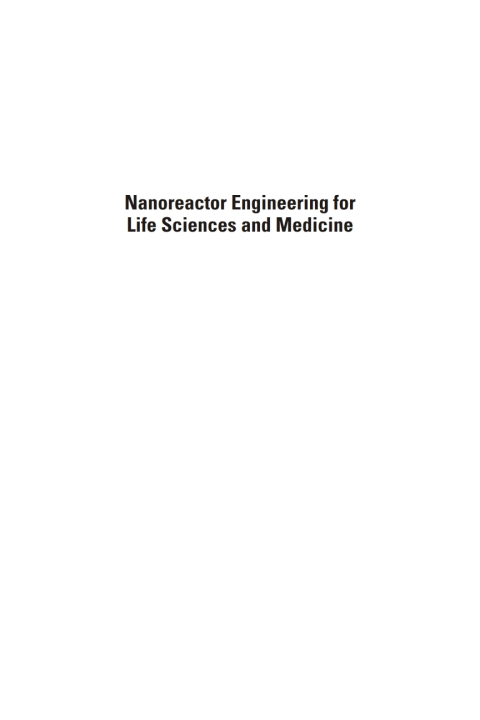 Cover image for book Nanoreactor Engineering for Life Sciences and Medicine