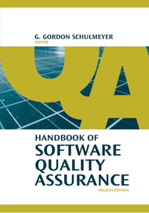 Cover image for book Handbook of Software Quality Assurance