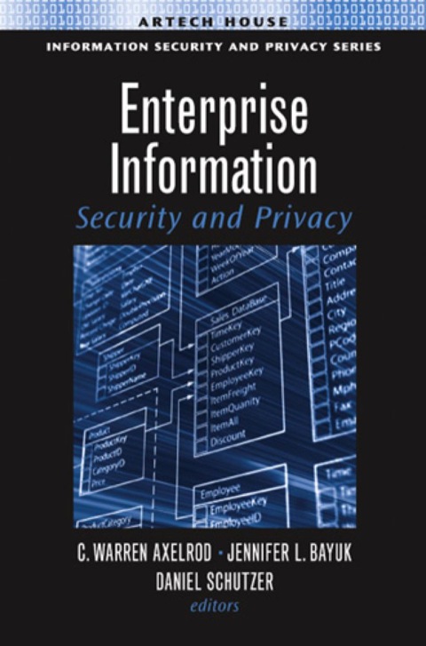 Cover image for book Enterprise Information Security and Privacy