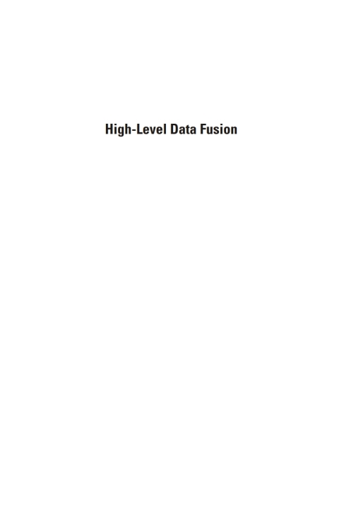 Cover image for book High-Level Data Fusion