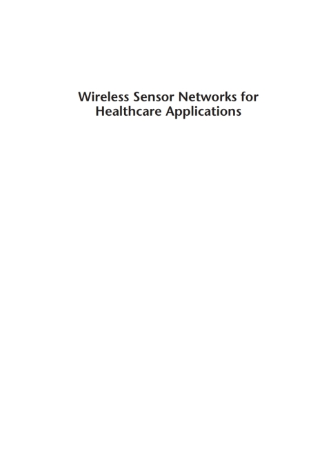 Cover image for book Wireless Sensor Networks for Healthcare Applications