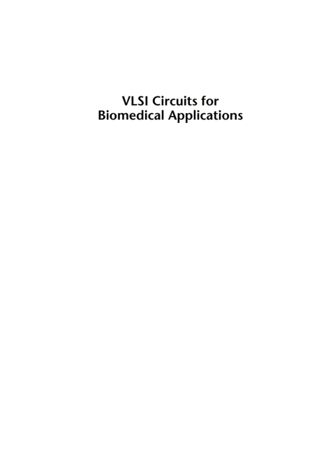 Cover image for book VLSI Circuits for Biomedical Applications