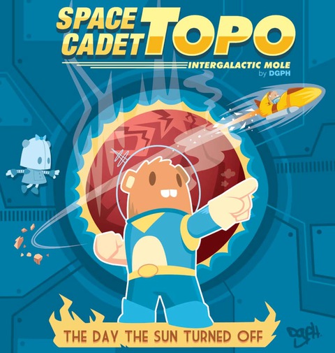 Cover image for book Space Cadet Topo