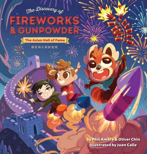 Cover image for book The Discovery of Fireworks and Gunpowder