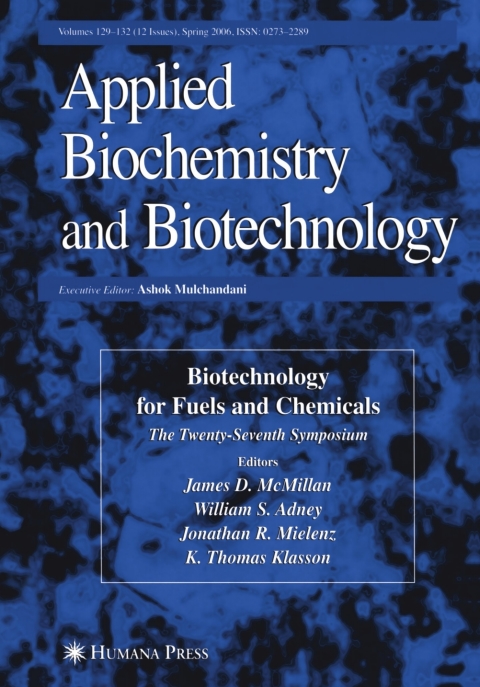 Cover image for book Twenty-Seventh Symposium on Biotechnology for Fuels and Chemicals