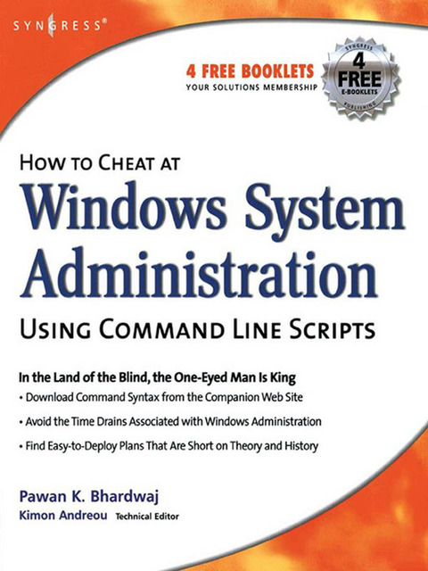 Cover image for book How to Cheat at Windows System Administration Using Command Line Scripts