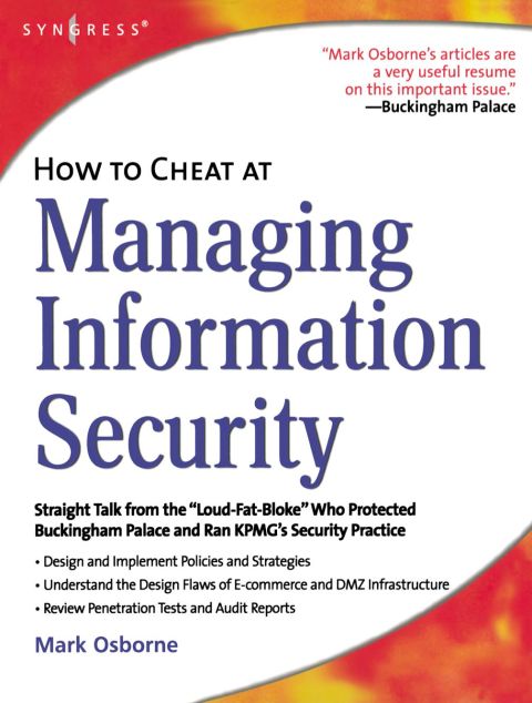 [1825 days] How to Cheat at Managing Information Security