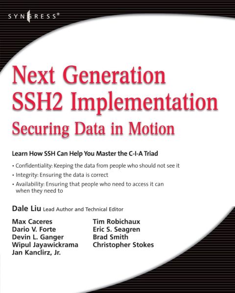 Cover image for book Next Generation SSH2 Implementation: Securing Data in Motion
