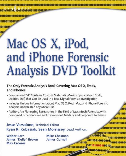 Cover image for book Mac OS X, iPod, and iPhone Forensic Analysis DVD Toolkit
