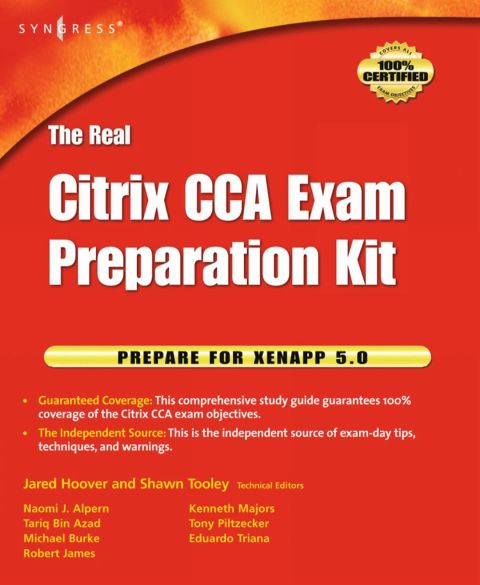Cover image for book The Real Citrix CCA Exam Preparation Kit: Prepare for XenApp 5.0