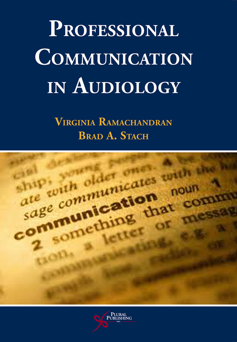 Cover image for book Professional Communication in Audiology