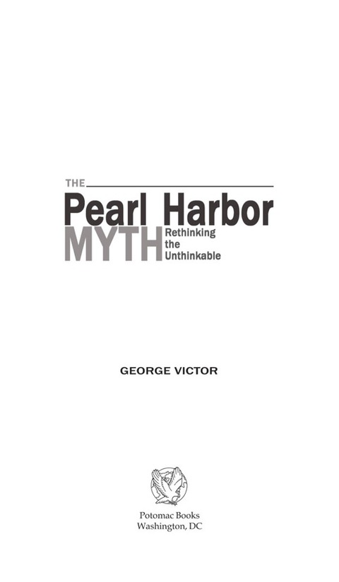 Cover image for book The Pearl Harbor Myth