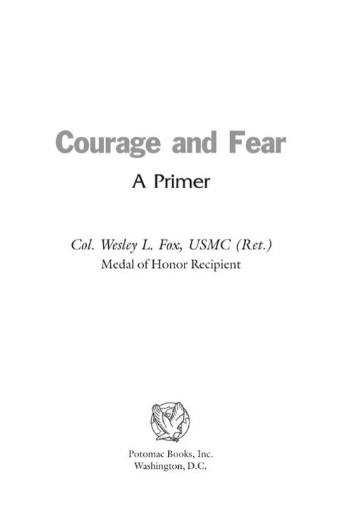 Cover image for book Courage and Fear