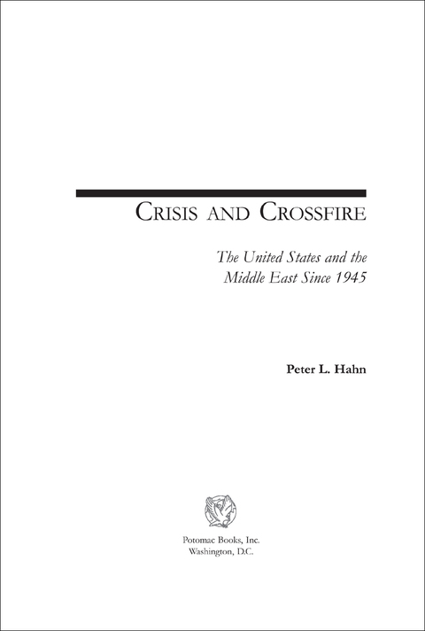 Cover image for book Crisis and Crossfire