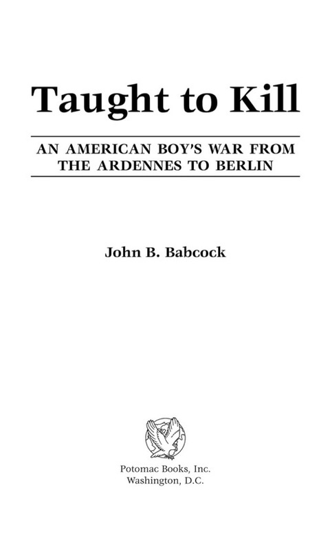 Cover image for book Taught to Kill