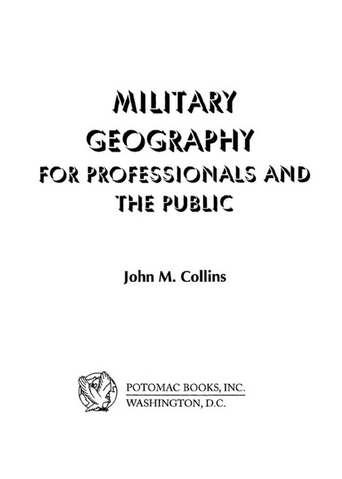 Cover image for book Military Geography