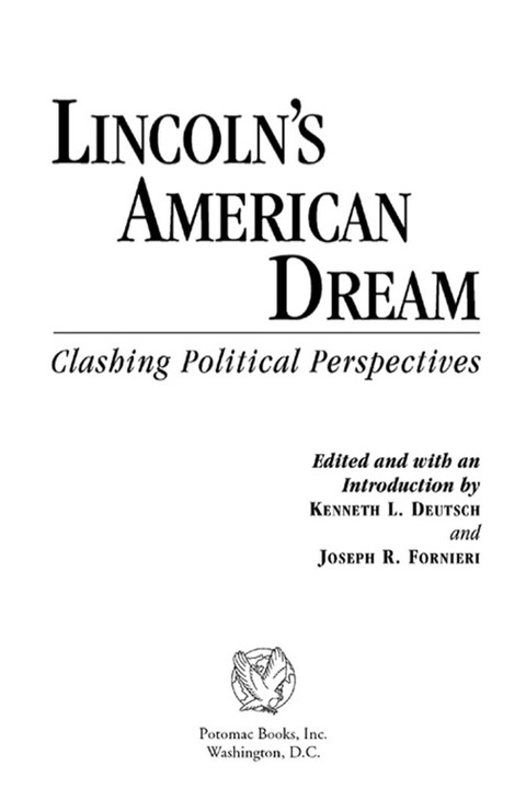 Cover image for book Lincoln's American Dream