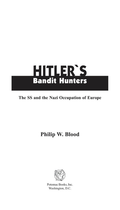 Cover image for book Hitler's Bandit Hunters