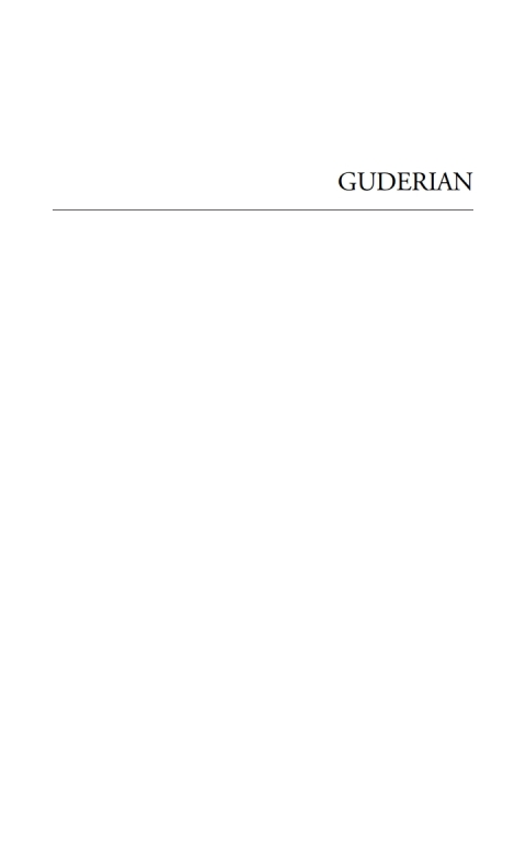 Cover image for book Guderian