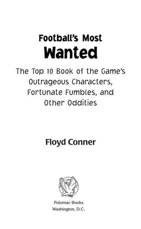 Cover image for book Football's Most Wanted