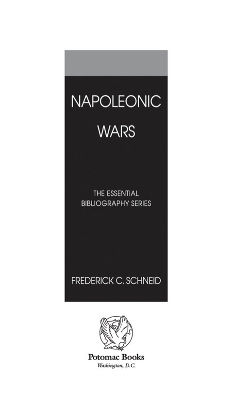 Cover image for book Napoleonic Wars