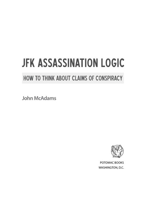 Cover image for book JFK Assassination Logic