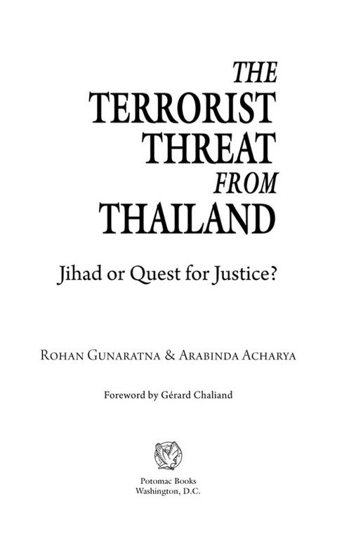 Cover image for book The Terrorist Threat from Thailand