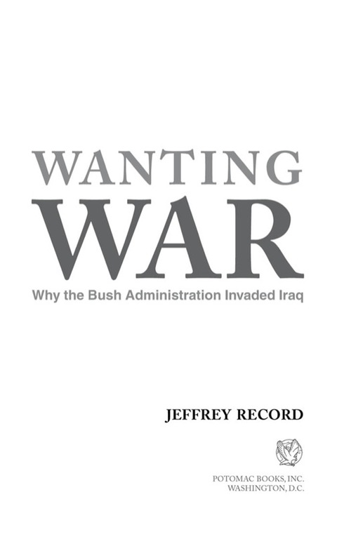 Cover image for book Wanting War