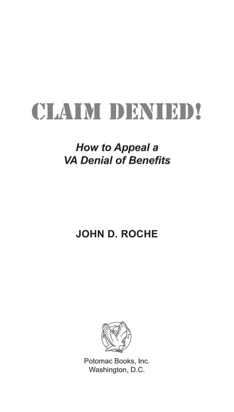 Cover image for book Claim Denied!