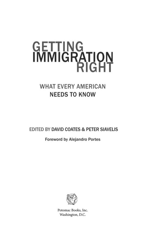 Cover image for book Getting Immigration Right