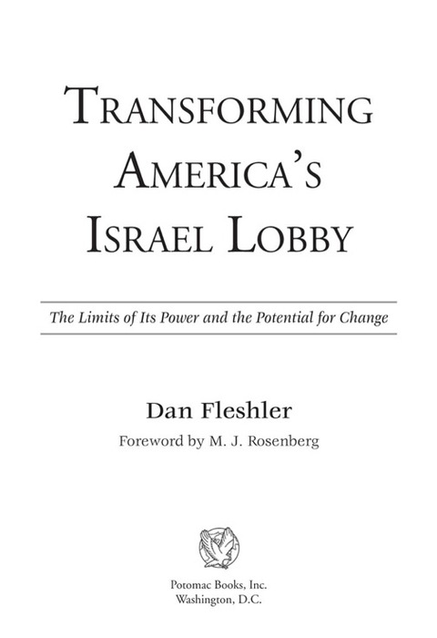 Cover image for book Transforming America's Israel Lobby
