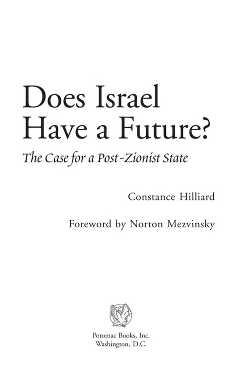 Cover image for book Does Israel Have a Future?