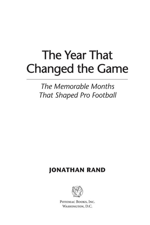 Cover image for book The Year That Changed the Game