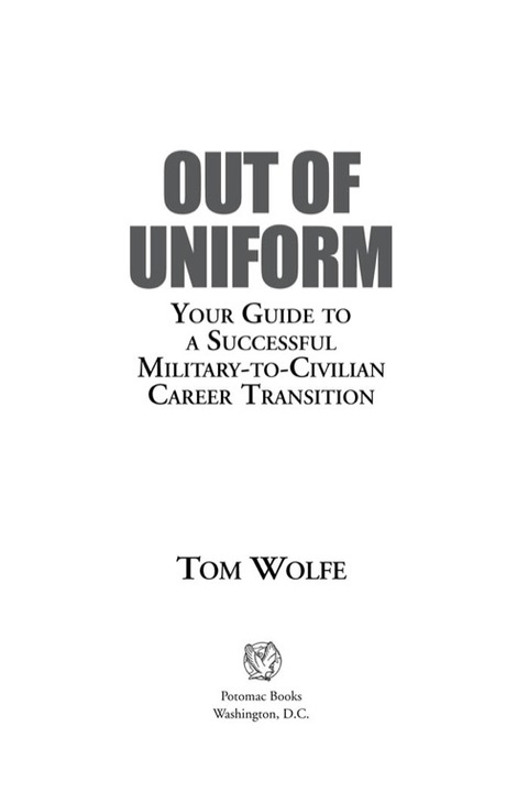 Cover image for book Out of Uniform