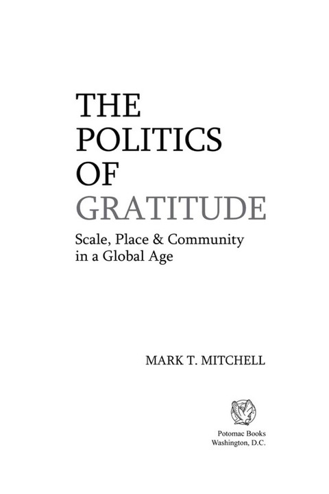 Cover image for book The Politics of Gratitude
