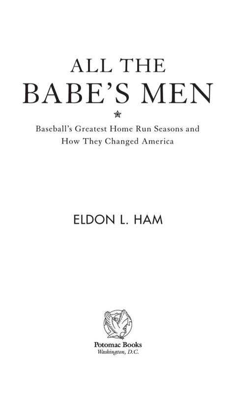 Cover image for book All the Babe's Men