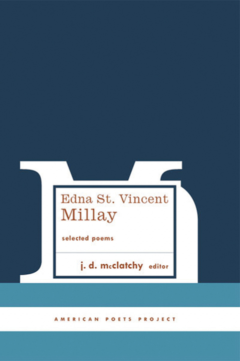 Cover image for book Edna St. Vincent Millay: Selected Poems