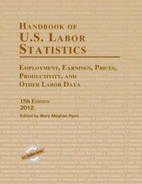 Cover image: Handbook of U.S. Labor Statistics 2012 15th edition 9781598885194