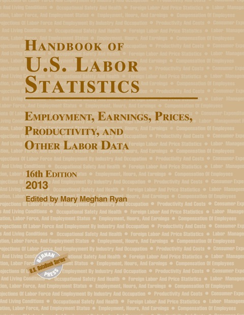 Cover image for book Handbook of U.S. Labor Statistics 2013