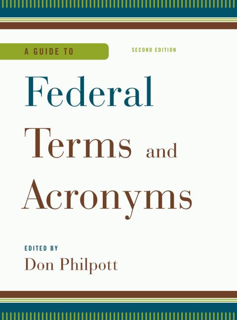 Cover image for book A Guide to Federal Terms and Acronyms