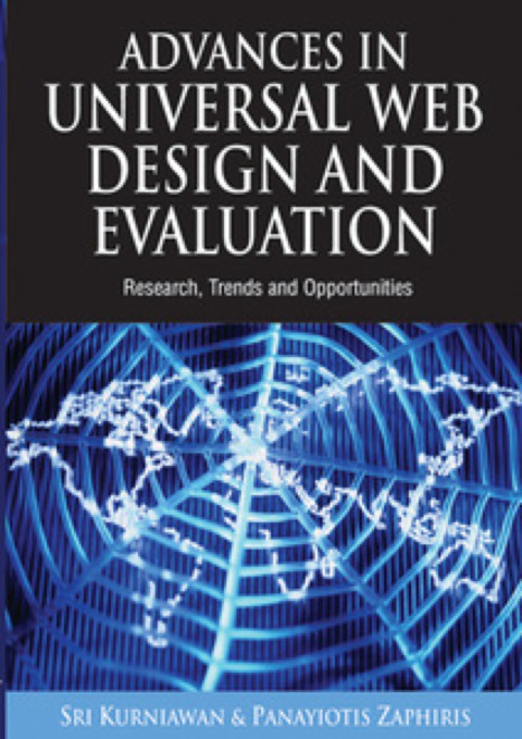Cover image for book Advances in Universal Web Design and Evaluation